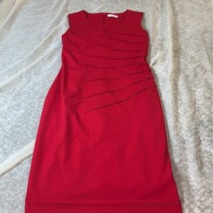 Red Calvin Klein dress size 4